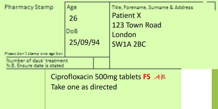 Fp10 Rx Free supply extended to Ciprofloxacin for meningococcal outbreak ...